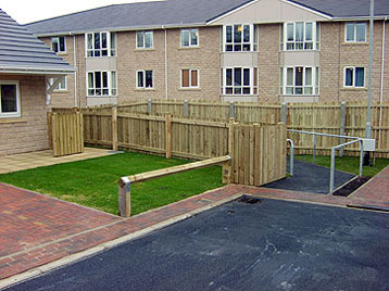 Earlier Silver Fern fencing project around a housing development